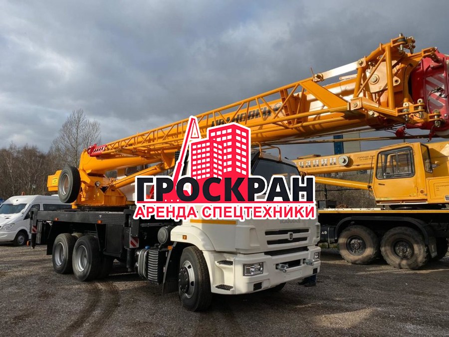 Аренда автокрана 25 тонн | «ГРОСКРАН»